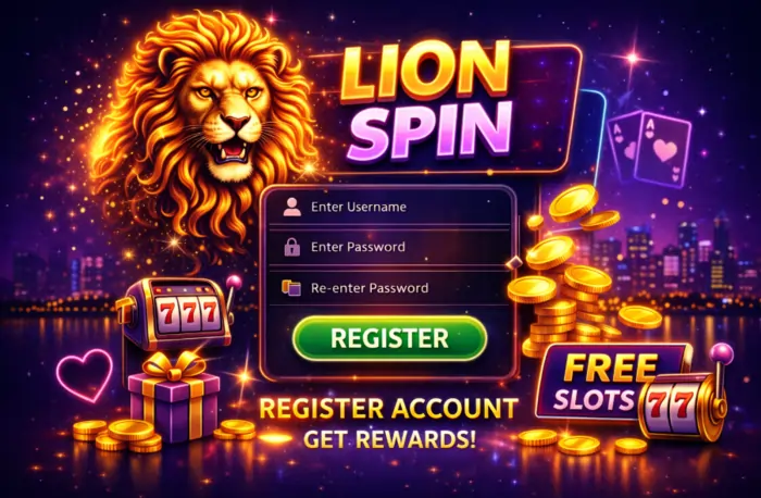 Lion Spin Register Account